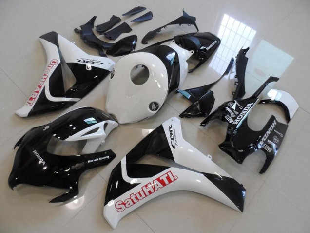 2008-2011 White Glossy Black Red Satuhati Honda CBR1000RR Motorcycle Fairings UK
