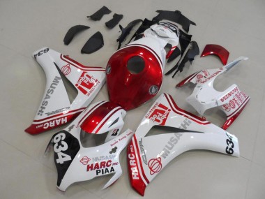 Buy 2008-2011 White Red Black HARC Pro PIAA 634 Honda CBR1000RR Motorcycle Fairings UK
