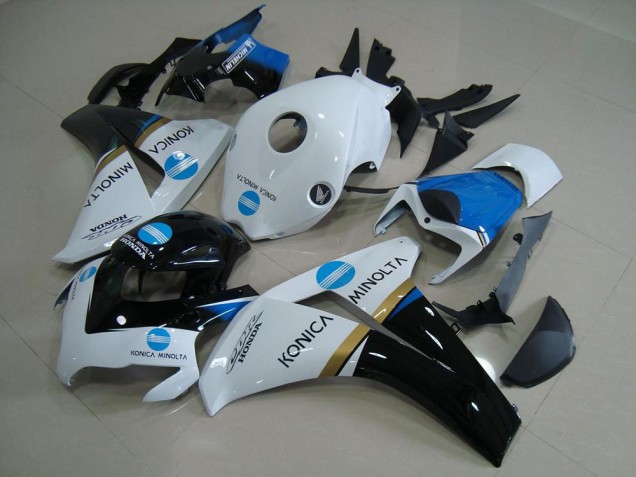 2008-2011 White Blue Glossy Black Konica Minolta Honda CBR1000RR Motorcycle Fairings UK