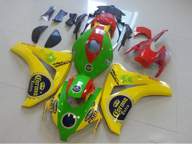 2008-2011 Yellow Green Red Black Corona Honda CBR1000RR Motorcycle Fairings UK