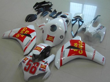 Buy 2008-2011 White Red Yellow San Carlo 58 Honda CBR1000RR Motorcycle Fairings UK