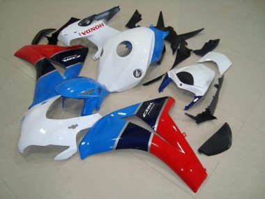 Buy 2008-2011 White Light Blue Red Glossy Black Honda CBR1000RR Motorcycle Fairings UK
