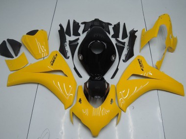 Buy 2008-2011 Yellow Glossy Black Honda CBR1000RR Motorcycle Fairing Kits UK
