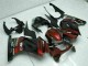 2008-2012 Glossy Black Maroon Red Kawasaki EX250 Motorcycle Fairings UK