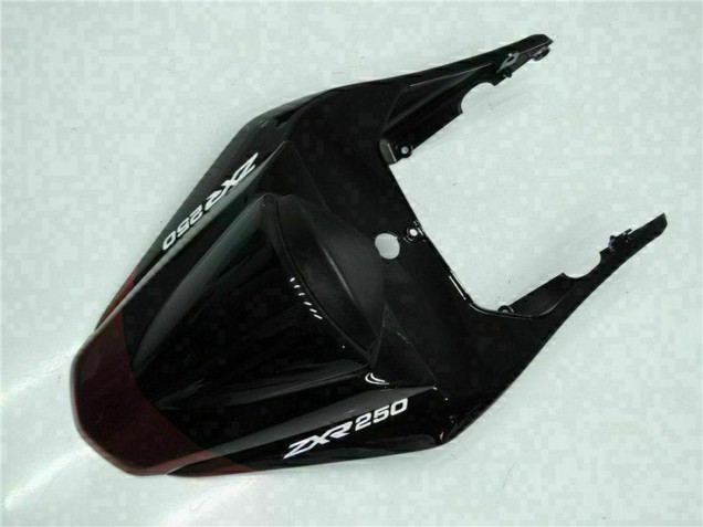 2008-2012 Glossy Black Maroon Red Kawasaki EX250 Motorcycle Fairings UK