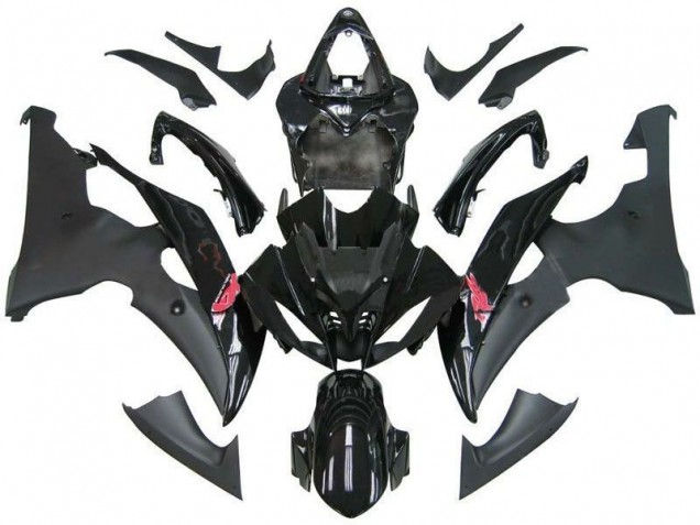 2008-2016 Glossy Black Matte Black Yamaha YZF R6 Motorcycle Fairing UK