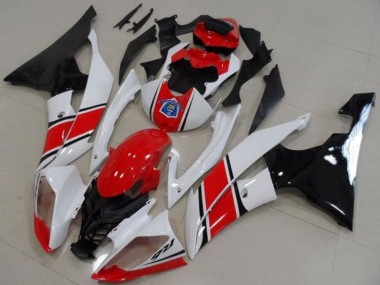 Buy 2008-2016 White Red Glossy Black Yamaha YZF R6 Motorcycle Plastics UK