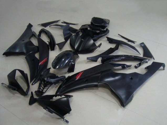 2008-2016 Glossy Black Matte Black Yamaha YZF R6 Motorcycle Fairings UK
