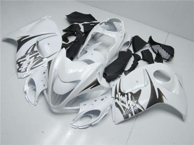 2008-2020 White Suzuki GSXR 1300 Hayabusa Motorcycle Fairings UK