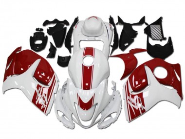 Buy 2008-2020 White Red Suzuki GSXR 1300 Hayabusa Motorcycle Fairings UK