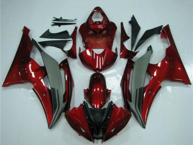 Buy 2008-2016 Red Grey Yamaha YZF R6 Motorcycle Fairings UK