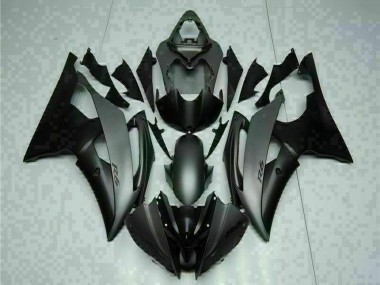 Buy 2008-2016 Grey Matte Black Yamaha YZF R6 Motorcycle Fairings UK