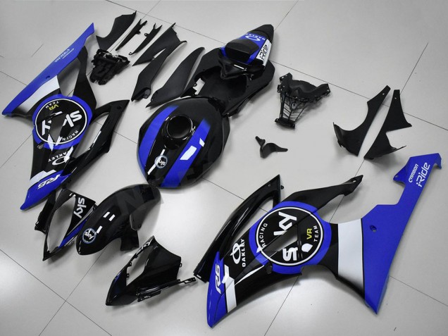 2008-2016 White Blue Glossy Black Yamaha YZF R6 Bike Fairings UK
