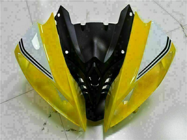 2008-2016 Yellow White Glossy Black Yamaha YZF R6 Motorcycle Fairings UK