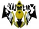 2008-2016 Yellow White Glossy Black Yamaha YZF R6 Motorcycle Fairings UK