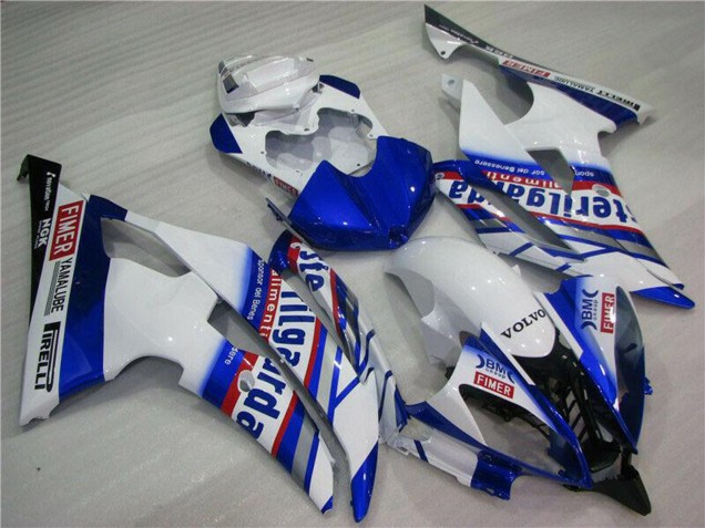 2008-2016 White Blue Red Sterilgarda Volvo Fimer Yamalube Yamaha YZF R6 Motorcycle Fairings UK