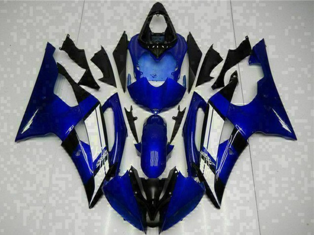 2008-2016 Blue White Yamaha YZF R6 Motorcycle Fairings UK