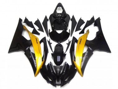 Buy 2008-2016 Gold Glossy Black Yamaha YZF R6 Motorcycle Fairing UK