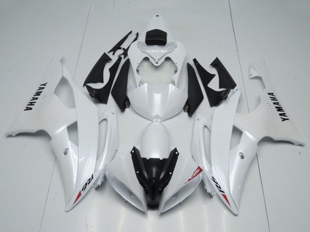 2008-2016 Glossy White Yamaha YZF R6 Motorcycle Fairings UK