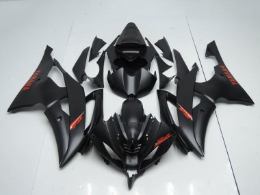 Buy 2008-2016 Matte Black Red Decals Yamaha YZF R6 Motorcycle Fairings UK