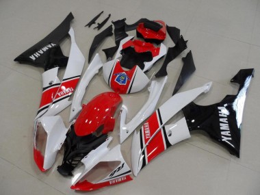 Buy 2008-2016 White Red Glossy Black Yamaha YZF R6 Bike Fairings UK