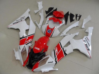 Buy 2008-2016 White Red Black Stripe OEM Style Yamaha YZF R6 Motorcycle Fairings UK