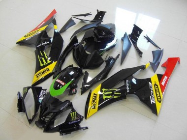 Buy 2008-2016 Yellow Red Glossy Black Green Monster Motul Yamaha YZF R6 Motorcycle Fairing UK