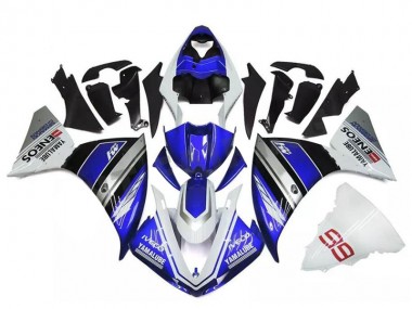Buy 2009-2011 White Blue Black Yamalube ENEOS M1 Yamaha YZF R1 Motorcycle Fairings UK