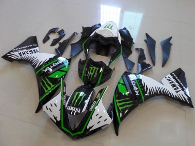Buy 2009-2011 White Blue Black Green Monster Yamaha YZF R1 Motorcycle Fairings UK