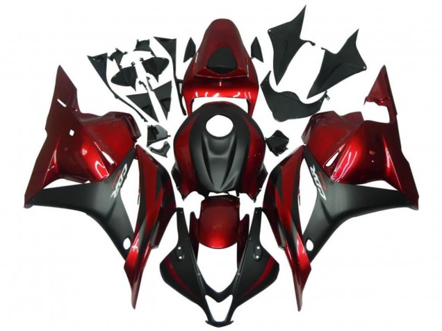 2009-2012 Red Matte Black Honda CBR600RR Motorcycle Fairings UK