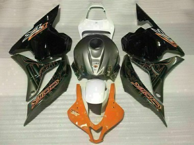 Buy 2009-2012 White Orange Glossy Black Honda CBR600RR Motorcycle Fairings UK