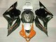 2009-2012 White Orange Glossy Black Honda CBR600RR Motorcycle Fairings UK
