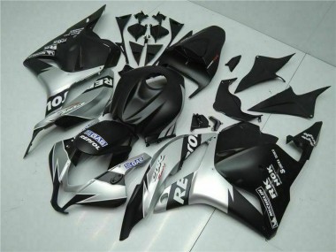 Buy 2009-2012 Silver Matte Black Repsol Honda CBR600RR Motorcycle Fairings UK