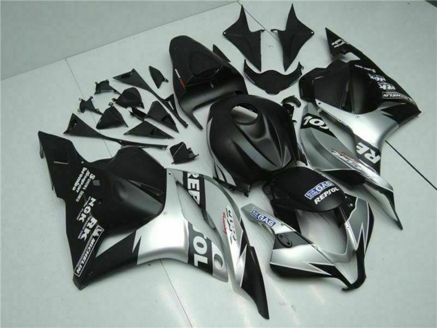 2009-2012 Silver Matte Black Repsol Honda CBR600RR Motorcycle Fairings UK