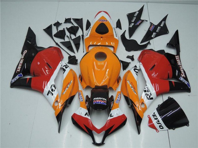 2009-2012 Orange White Red Glossy Black Repsol Honda CBR600RR Full Motorcycle Fairing Kits UK