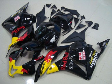 Buy 2009-2012 Glossy Black Yellow Red Bull Honda CBR600RR Motorcycle Fairing UK
