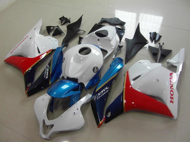 2009-2012 White Blue Red Glossy Black Honda CBR600RR Motorcycle Fairing UK