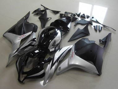 Buy 2009-2012 Silver Glossy Black Matte Black Honda CBR600RR Motorcycle Fairings UK