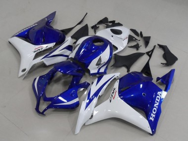 Buy 2009-2012 White Blue Honda CBR600RR Motorcycle Fairings UK