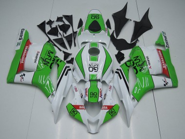 Buy 2009-2012 White Green Red Go Fun Honda CBR600RR Motorcycle Fairings UK