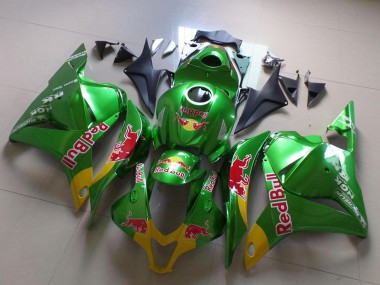 Buy 2009-2012 Green Yellow Red Bull Honda CBR600RR Motorcycle Fairings UK