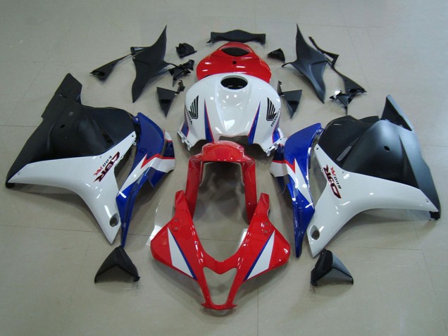 2009-2012 White Red Blue Matte Black Honda CBR600RR Motorcycle Fairings UK
