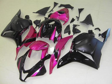 Buy 2009-2012 Pink Glossy Black Matte Black Honda CBR600RR Motorcycle Fairings UK