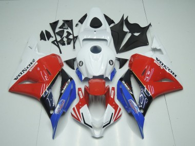 Buy 2009-2012 White Red Blue Glossy Black Motul Honda CBR600RR Motorcycle Fairings UK