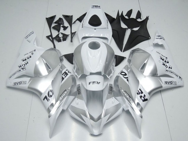 2009-2012 White Silver Black Repsol Honda CBR600RR Motorcycle Fairings UK