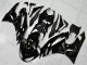 2009-2012 Glossy Black White Ninja Kawasaki ZX6R Motorcycle Fairings UK