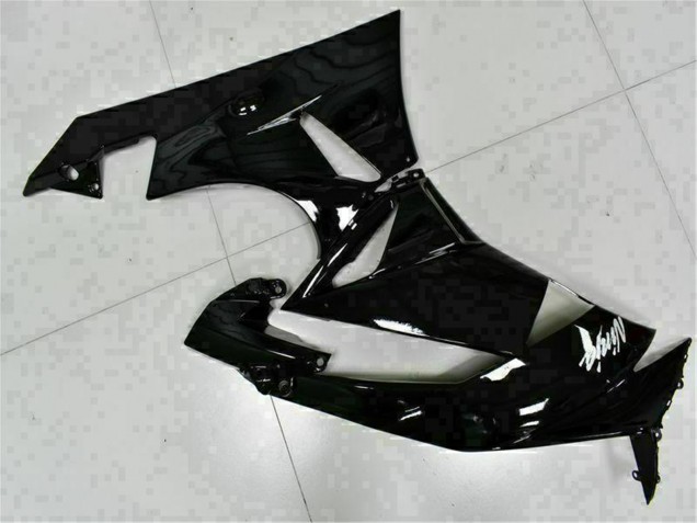 2009-2012 Glossy Black White Ninja Kawasaki ZX6R Motorcycle Fairings UK