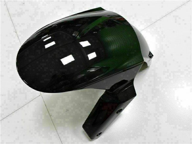 2009-2012 Glossy Black White Ninja Kawasaki ZX6R Motorcycle Fairings UK