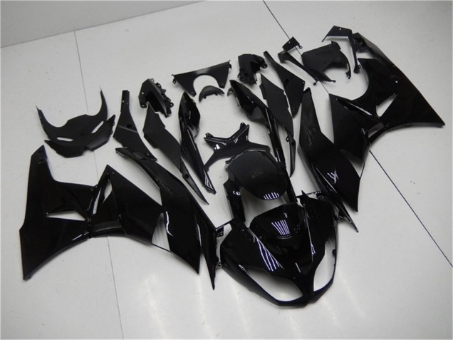 2009-2012 Glossy Black Kawasaki ZX6R Motorcycle Fairings UK