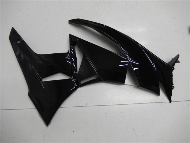 2009-2012 Glossy Black Kawasaki ZX6R Motorcycle Fairings UK